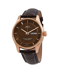 Men's Belluna Leather Brown Dial Watch