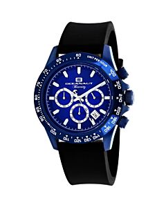 Men's Biarritz Chronograph Rubber Blue Dial Watch