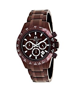 Men's Biarritz Chronograph Stainless Steel Brown Dial Watch