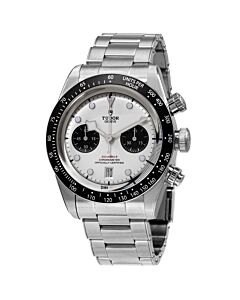 Men's Black Bay Chrono Chronograph Stainless Steel Opaline with Black Dial Watch