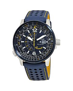 Men's Blue Angels Leather Blue Dial Watch