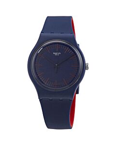 Men's Bluenred Silicone Blue Dial Watch