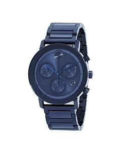 Men's Bold Evolution Chronograph Stainless Steel Blue Dial Watch