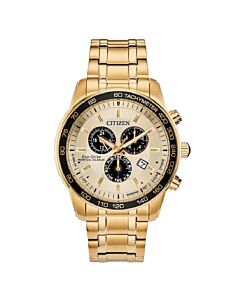 Men's Brycen Chronograph Stainless Steel Gold-tone Dial Watch