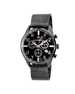 Men's Prime Chronograph Stainless Steel Black Dial Watch