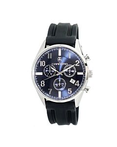 Men's Prime Chronograph Silicone Blue Dial Watch