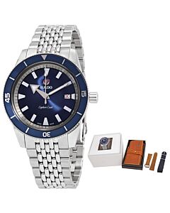 Men's Captain Cook Automatic Stainless Steel Blue Dial Watch