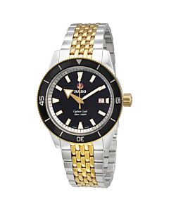 Men's Captain Cook Stainless Steel Black Dial Watch