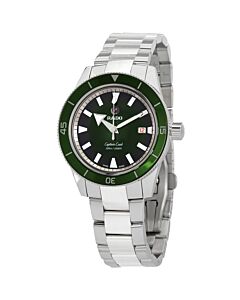 Men's Captain Cook Stainless Steel Green Dial Watch