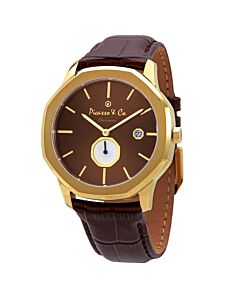 Men's Chairman Leather Brown Dial Watch