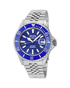 Men's Chambers Stainless Steel Blue Dial Watch