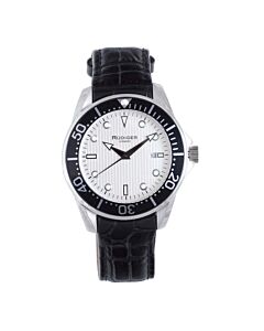 Men's Chemnitz Leather White Dial Watch