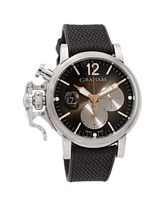 Men's Chronofighter Chronograph Rubber Khaki Dial Watch