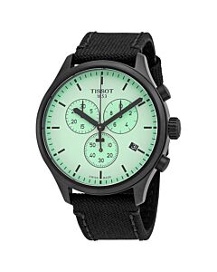 Men's Chrono XL Chronograph Fabric Green Dial Watch
