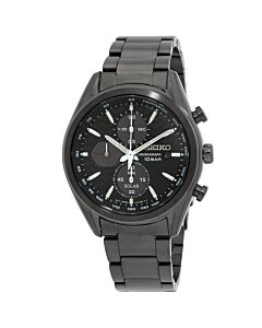 Men's Other Chronograph Stainless Steel Black Dial Watch