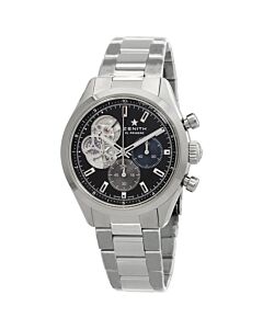 Men's Chronomaster Chronograph Stainless Steel Black Dial Watch