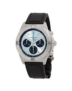 Men's Chronomat Chronograph Rubber Blue Dial Watch