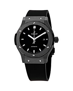 Men's Classic Fusion Rubber Black Dial Watch