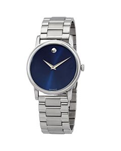 Men's Classic Museum Stainless Steel Navy Dial Watch