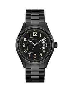 Men's Classic Stainless Steel Black Dial Watch