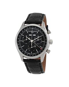 Men's Classics Chronograph Leather Grey Matt Dial Watch