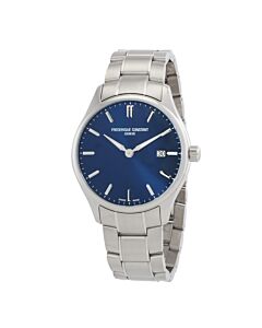Men's Classics Stainless Steel Blue Dial Watch