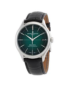 Men's Clifton (Alligator) Leather Green Dial Watch