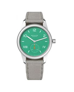 Men's Club Campus Velour Leather Green Dial Watch