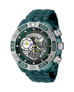 Men's Coalition Forces Chronograph Stainless Steel Green Dial Watch