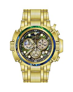 Men's Coalition Forces Chronograph Stainless Steel Multi-color Geen Dial Watch
