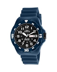 Men's Coalition Forces Silicone Black Dial Watch