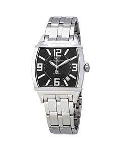 Men's Conductor Transcendent II Stainless Steel Black Dial