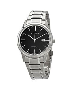 Men's Corso Stainless Steel Black Dial Watch