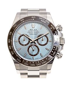 Men's Cosmograph Daytona Chronograph Platinum Oyster Blue Dial Watch