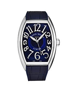 Men's Curvex CX Rubber Blue Dial Watch
