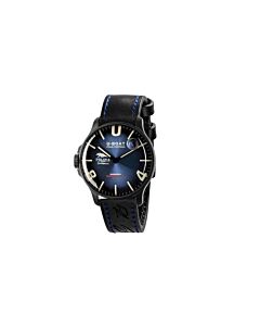 Men's Darkmoon Pantera Leather Blue Dial Watch