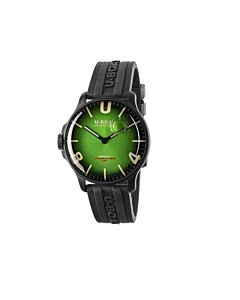 Men's Darkmoon Rubber Green Dial Watch