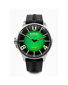 Men's Darkmoon Rubber Green Dial Watch