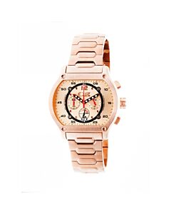 Men's Dash Chronograph Stainless Steel Rose Gold Dial