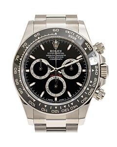 Men's Daytona Chronograph Stainless Steel Oyster Black Dial Watch