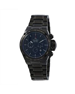 Men's Defender Chrono Chronograph Stainless Steel Black Dial Watch