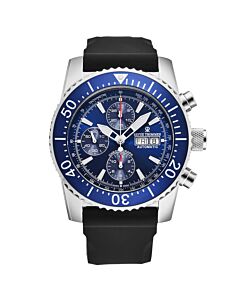 Men's Diver Chronograph Rubber Blue Dial Watch