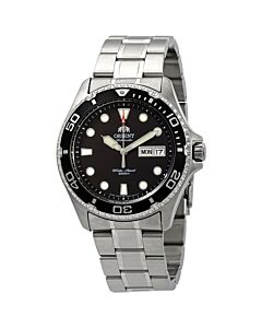Men's Diver Ray II Stainless Steel Black Dial