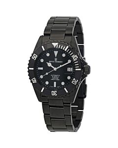 Men's Diver XL Stainless Steel Black Dial Watch
