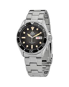 Men's Divers Stainless Steel Black Dial Watch