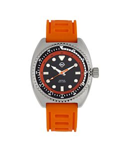 Men's Dreyer Silicone Black Dial Watch