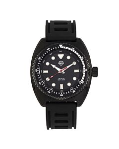 Men's Dreyer Silicone Black Dial Watch