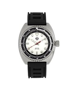 Men's Dreyer Silicone White Dial Watch