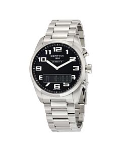 Men's DS Multi-8 Chronograph Stainless Steel Black Dial Watch