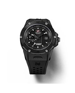 Men's Dynamic Race Rubber Black Dial Watch